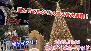 混んでてもクリスマスを大満喫！クリスマス開催中の東京ディズニーランドの様子（2025.11.21)