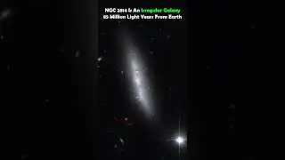 NGC 2814 Is An Irregular Galaxy 85 Million Light Years From Earth #hubble #galaxy