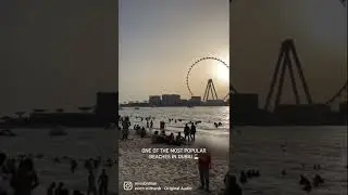 Instagram vs reality at JBR Beach, popular beach in Dubai 🏝🇦🇪 IG: @missbrillian #jbr #dubai