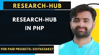 Research Hub Project in Php mysql | #cs619