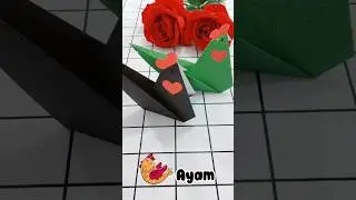 Origami chicken / How to make an easy origami chicken / Easy origami chicken tutorial