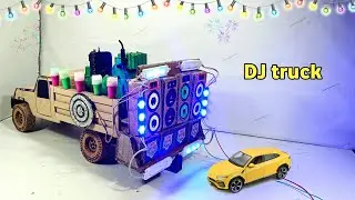 Durga Puja Ganesh Gauri mini DJ lightning truck Kali puja how to make DJ truck Radha Krishna