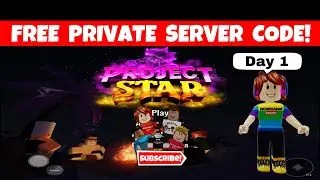 FREE PRIVATE SERVER CODE Project Star  |  ROBLOX Anime Game