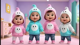 Five Little Ghosts Say Boo 👻🎃 | Fun Halloween & Counting Song for Toddlers & Preschoolers