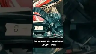 Мой друг Стас, он на каждой гонке откуда то выползает😁#мотоприколы #хардэндуро #мотоциклист #эндуро
