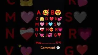Maa.... ❤ Name...... Comment 💬 #maa #emoji #comment #vairal #video #challenge #trending #teamcrazyy