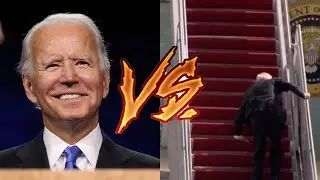 Joe Biden falls on Stairs - Dank Meme Compilation