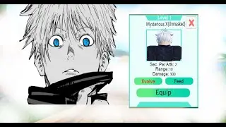 All Star Tower Defense Fanmade: Unmasked Gojo (6 STAR GOJO)