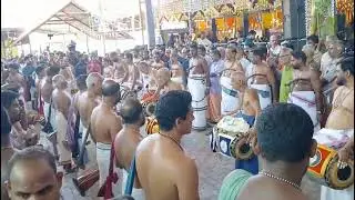 Panchavadyam at Palakkad Valiyapadam Sri Subramania Swamy temple 