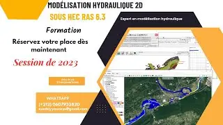 Mod&eacute;lisation hydraulique 2D sous HEC RAS 6.3 Formation