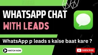 Day-7 WhatsApp p leads s kaise baat kre | Attraction Marketing | How to talk with leads