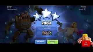 BUILDER HALL 7 easiest way to 3star BONANZA CHALLENGE! coc new event attack!@ClashOfClans
