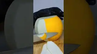 &ldquo;Satisfying Yellow Muskmelon Cutting ASMR 🍈 | Juicy & Soft Fruit Sounds 🔪 #YellowMuskmelon #ASMR