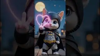Batcat &ndash; A little kitty is here to steal hearts 😍🐾 #catshorts