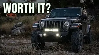 Installing the Hooke Road Rock Crawler Stubby Bumper on MyJeep Gladiator! #HookeRoad #JeepGladiator