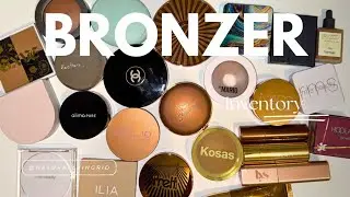 Bronzer Inventory with Swatches