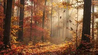 🍂 1 Hour of Autumn Song Birds - Chipping Sparrow Birdsongs for Relaxation & Focus