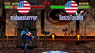 FT5 @mk2: midwesterror (US) vs SenzoTanaka (US) [Mortal Kombat 2 Fightcade] Jan 29
