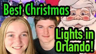 Best Christmas Lights in Orlando at Night of a Million Lights at Give Kids The World