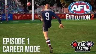 AFL EVOLUTION 2 | CAREER MODE #1 | NAB LEAGUE DEBUT!