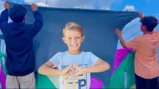 واخيراً سكرنا الحوش كامل | لا يفوتكم نازحين⛺️
