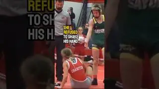 Этот школьный матч по борьбе между мальчиками и девочками закончился неудачно&hellip;