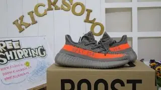 Authentic Yeezy 350 Boost V2 Stealth Grey GS Review from www.kicksolo.cn