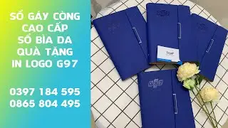 Sổ Gáy Còng Cao Cấp In logo G37 Theo Yêu Cầu -  Fungift vn