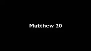 Matthew 20 [NRSVUE] Cold Read
