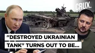 Russia Accidentally Shows Off Its Own Damaged Tank As  Destroyed Ukrainian Equipment