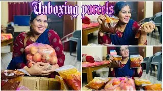 Got some tasty veg and non veg pickles parcel | Some fresh fruits parcel |from Vijayawada |Unboxing