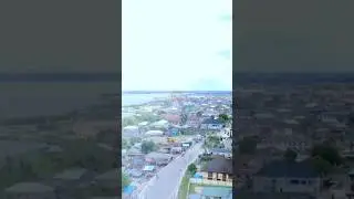 Epe fish market Lagos Nigeria #fishmarketvlog #aerialphotography #beach #dji @DJI