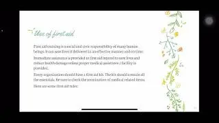 Class-10= Unit 4- Managing health and safety (Video-1)