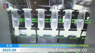 RELIANCE R-VI Pharma Prefilled liquid syringes, rubbers, liquid level vision inspection Machine