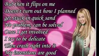 Hannah Montana -Nobody's perfect with Lyrics