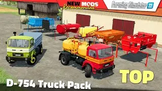 FS22 | D-754 Truck Pack - Farming Simulator 22 Mods Review 2K60