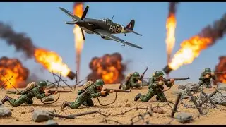 Army Men Stop Motion WWII - Epic Omaha Beach Landing Battle Diorama