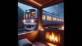 Cozy Fireplace with Rain Sounds | Deep sleep, Relax & Study (8 Hours)