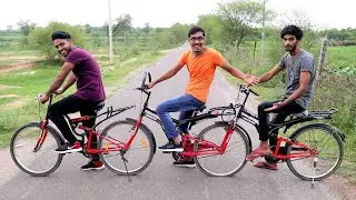 We Made 4 Wheeler Quad-Cycle | ऐसी अजीबोगरीब साइकिल आपने कभी नहीं देखी होगी | Works Perfectly🔥