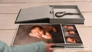 Keepsake Acrylic Box - Charlotte NC Newborn Album Knowles Photography