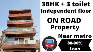 3BHK LUXURIOUS INDEPENDENT FLOOR FOR SALE WITH 3 TOILET ☎️7982060435,9717166142.#3bhk@AshiyanaVlogs
