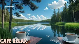 A warm cup of coffee, gentle piano notes, and a calm café atmosphere 🎧☕