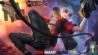 Trying Out Beatrix | Too Many Guns, Not Enough Aim 🔫😂 | Mobile Legends