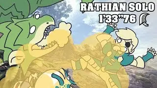 [ MHW ] ★6 眠りの森の女王 Rathian - GS Solo (TA Rules) - 1'33