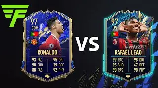 TOTY Ronaldo 97 Vs TOTS Leao 97 | FUT FATISH FIFA 22 #shorts