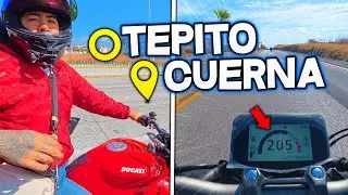 De TEPITO A Mi PRIMERA Vez A 200 km/h Con BENFURKEN Y Su NUEVA DUCATI - Delivery Ciudad de México
