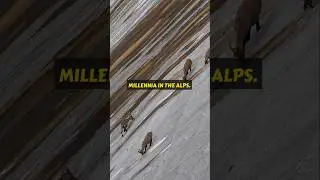 Watch Alpine Ibex Scale a Vertical Dam Like a Champion