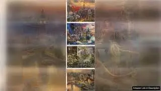 Ceaco 4 in 1 Multipack Thomas Kinkade DC Comics Review