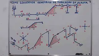 Aula_18 - Como Converter Isométrico de Tubulação em Planta