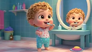 Morning Brush Time Fun 🪥🌞 Fun Tooth Brushing Song for Kids | Healthy Morning Routine